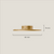 Assiette 3/4" – Or