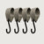 S-Haken – 4er Set | mit Gummischlaufe