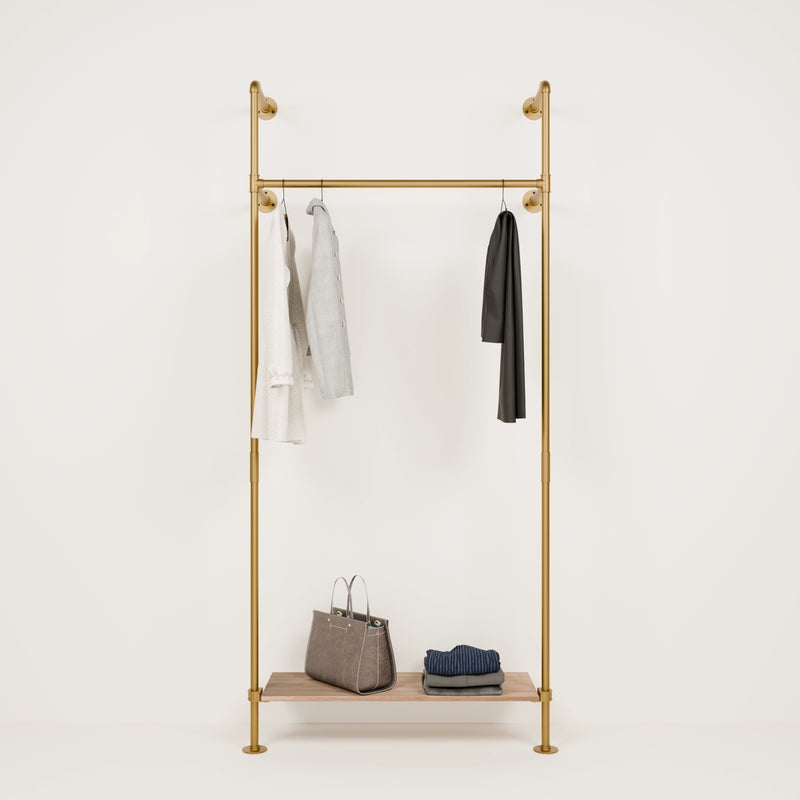 KIM 1 OAK – 1 étagère inférieure | or