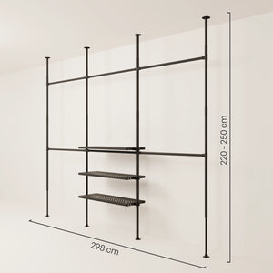 LOFT 3 METAL – 3 planken onderaan