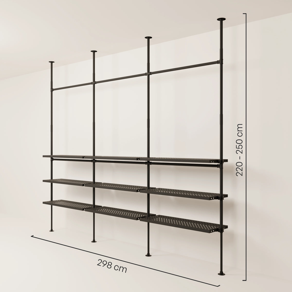 LOFT 3 METAL – 9 planken