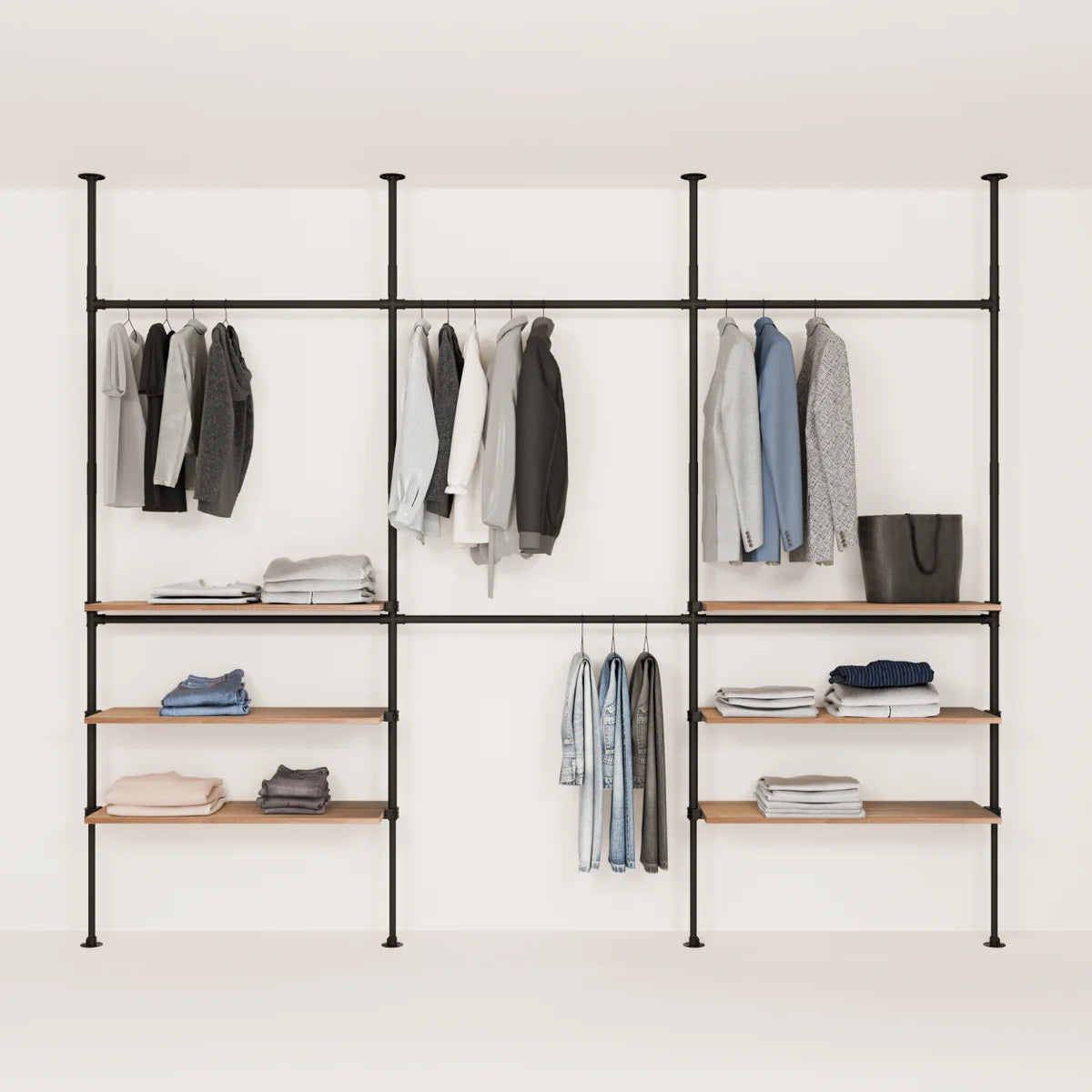 LOFT 3 OAK – 6 étagères en bas