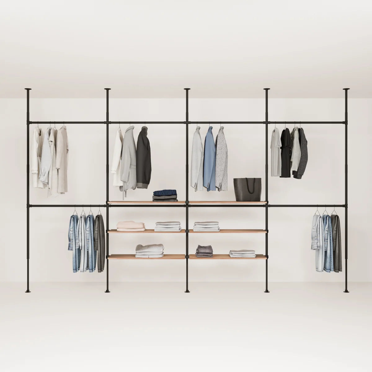 LOFT 4 OAK – 6 étagères au centre