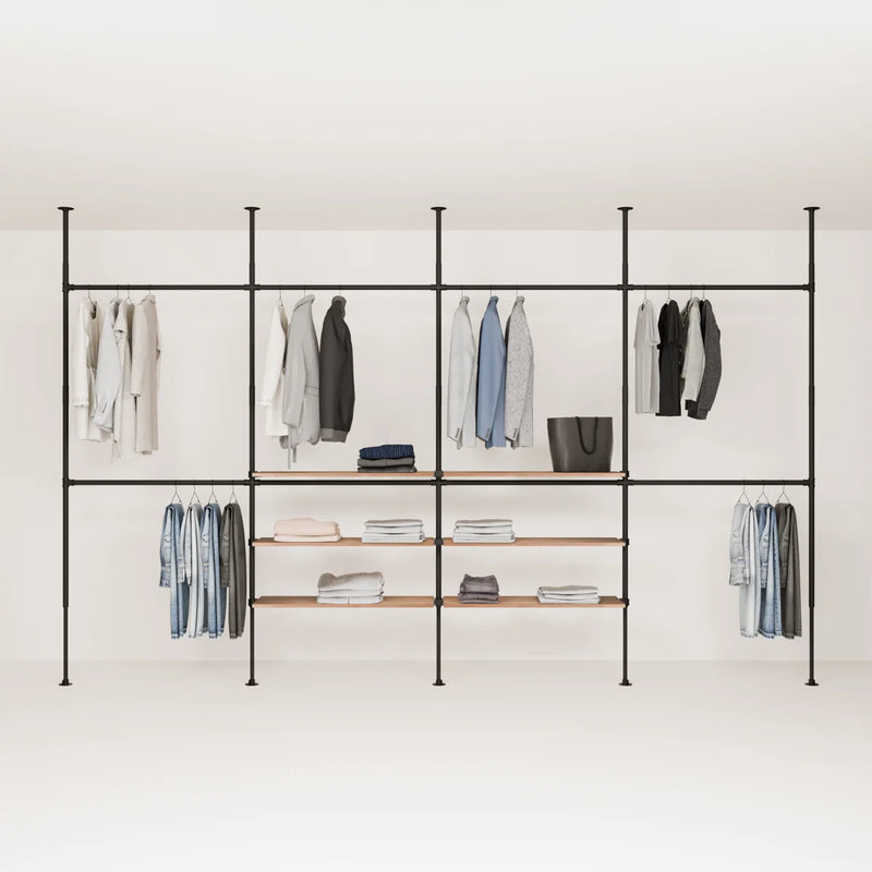 LOFT 4 OAK – 6 Regalböden mittig