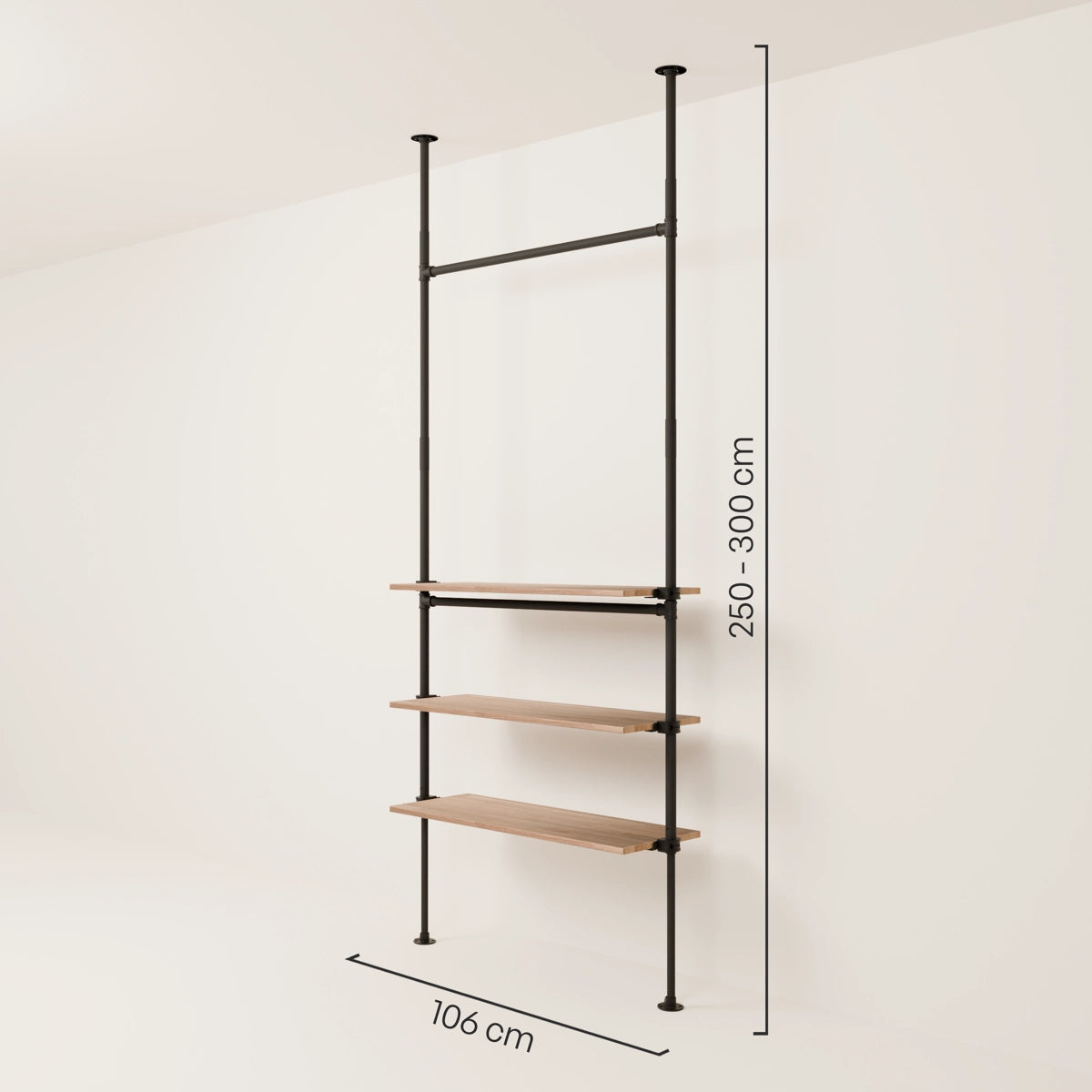 LOFT 1 OAK – 6 shelves