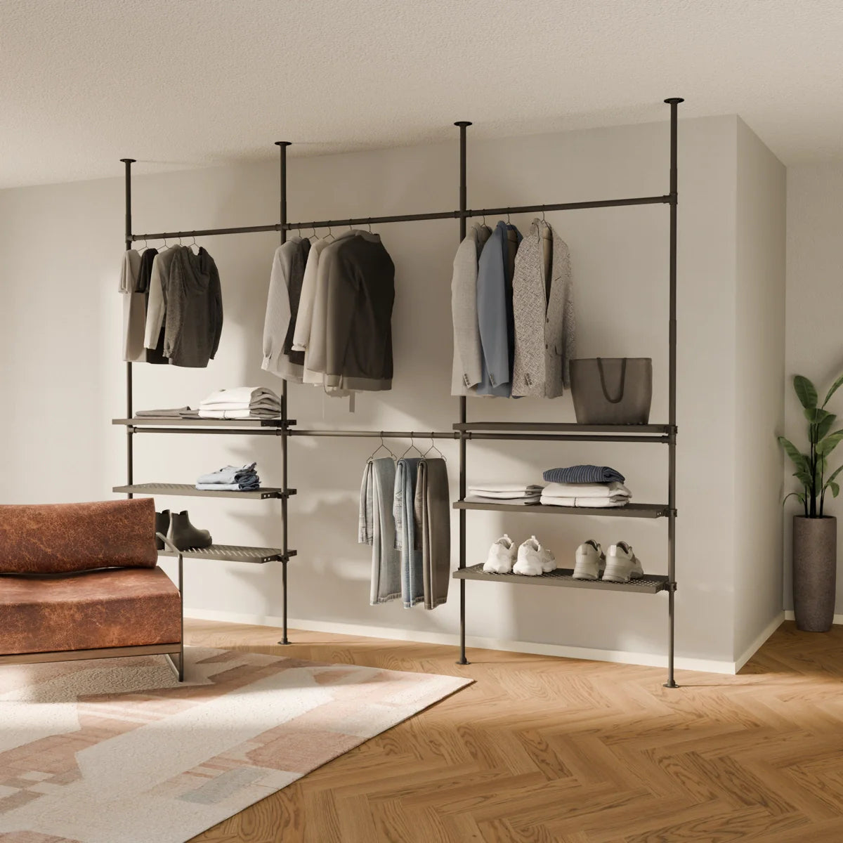 LOFT 3 METAL – 6 Regalböden unten