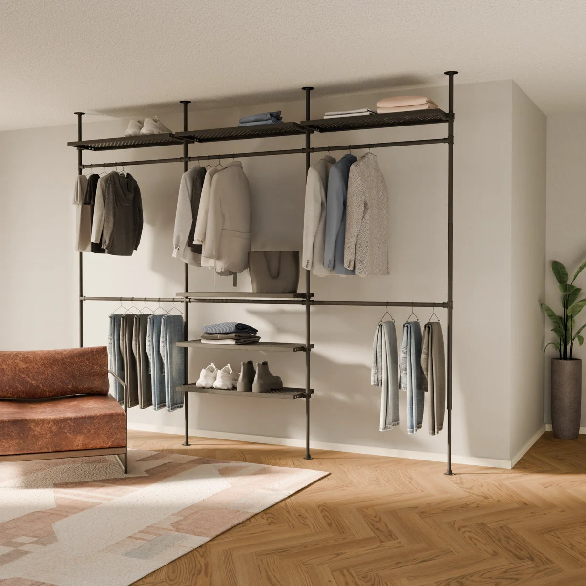 LOFT 3 METAL – 6 Regalböden oben