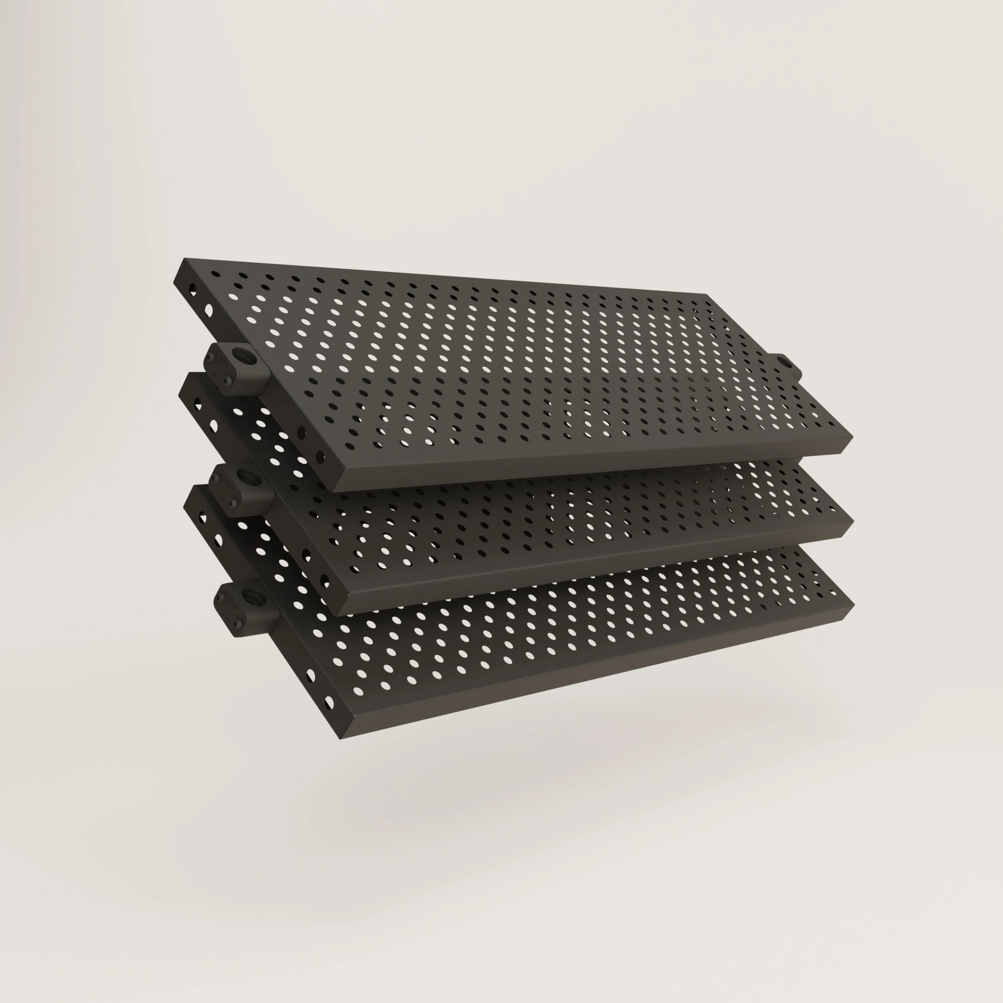 METAL Regalboden – Klemmmontage | inkl. Montagezubehör | 1er Set | 3er Set | 5er Set