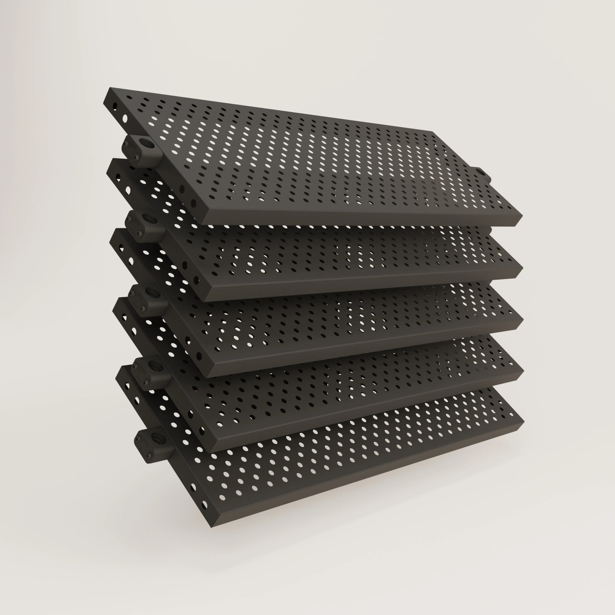 METAL Regalboden – Klemmmontage | inkl. Montagezubehör | 1er Set | 3er Set | 5er Set