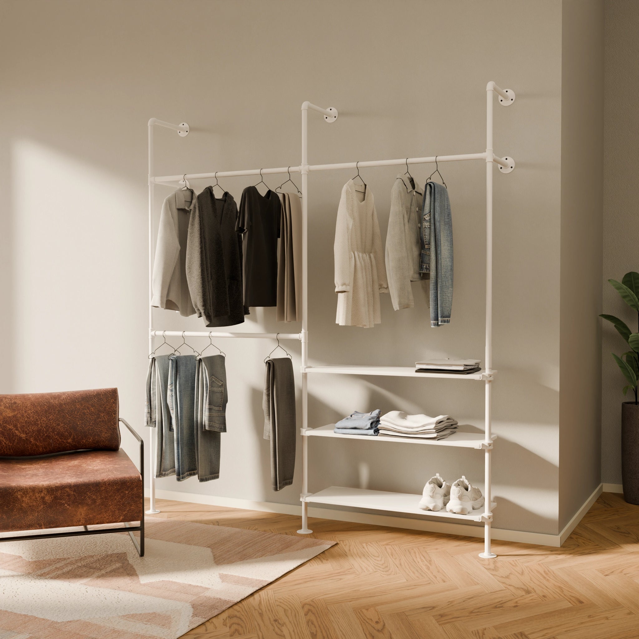 Shelf – White | incl. assembly accessories | set of 1 | set of 3 | set of 5