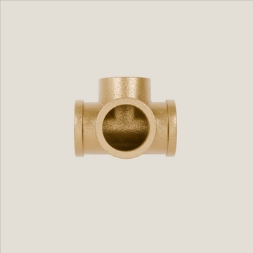 4-Fach Verbinder 90° – Gold