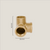 3-Fach Verbinder 90° – Gold