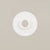 Assiette 3/4" – Sans trous de vis | Blanc