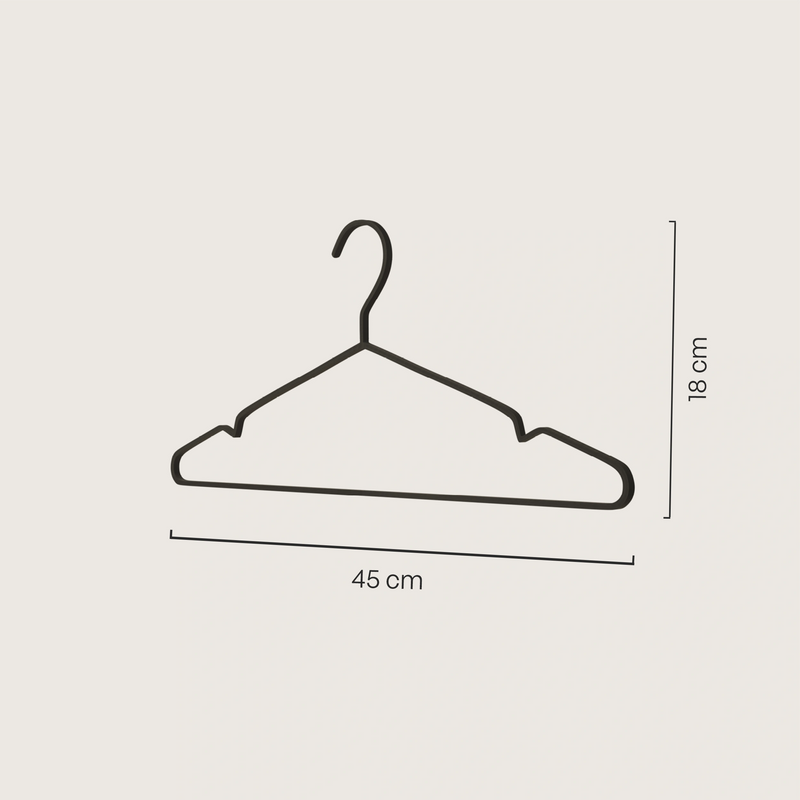 Cintres en velours – 5 pièces | 10 pièces