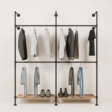 KIM DOUBLE 2 OAK – 2 Regalböden unten