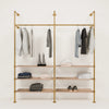 KIM 2 OAK – 6 shelves | gold