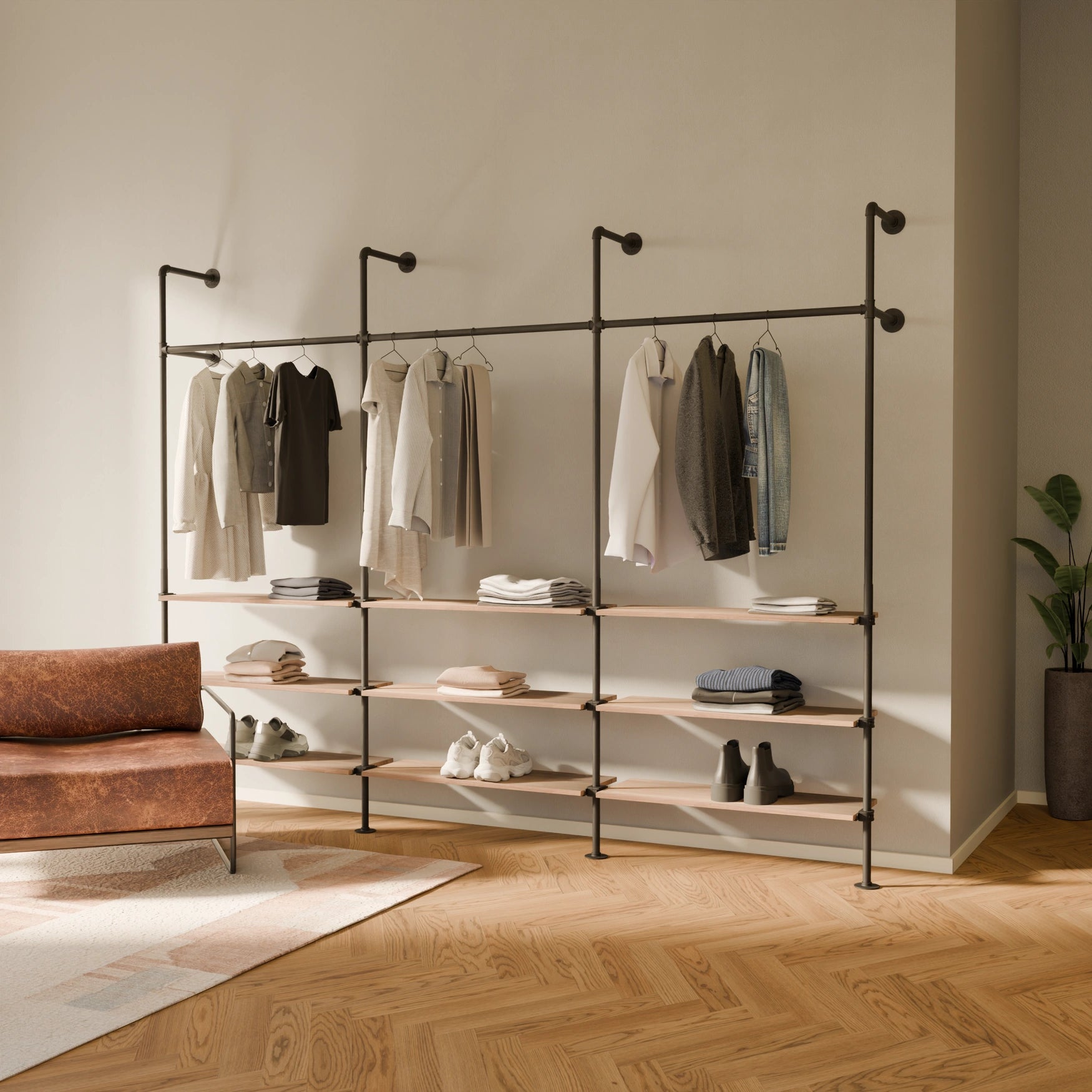 KIM 3 OAK – 9 shelves