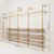 KIM 4 OAK – 12 shelves | gold