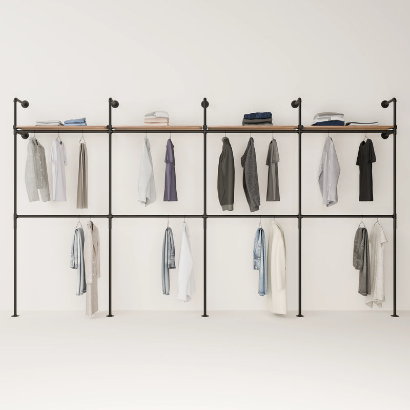 KIM DOUBLE 4 OAK – 4 Regalböden