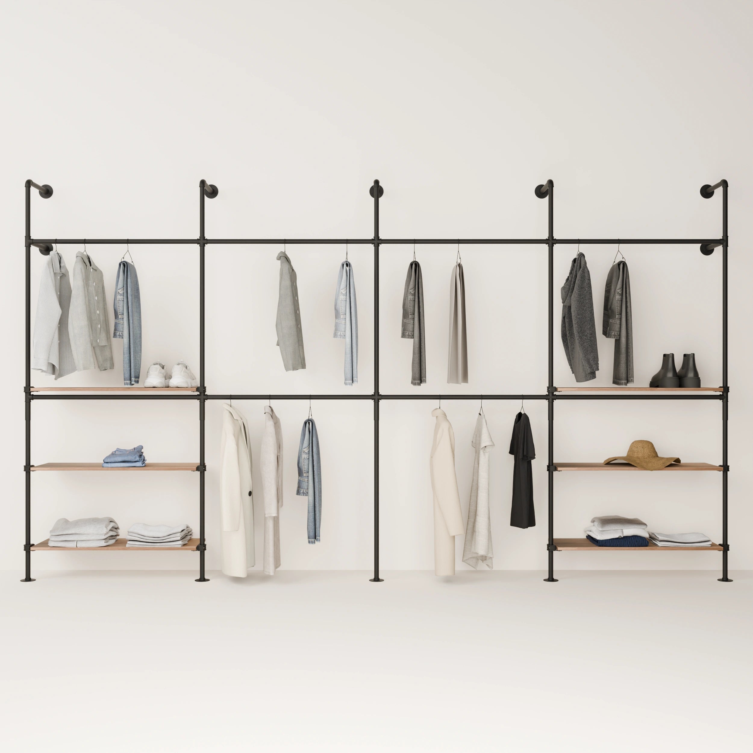 KIM DOUBLE 4 OAK – 6 étagères