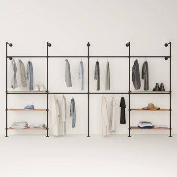 KIM DOUBLE 4 OAK – 6 Regalböden