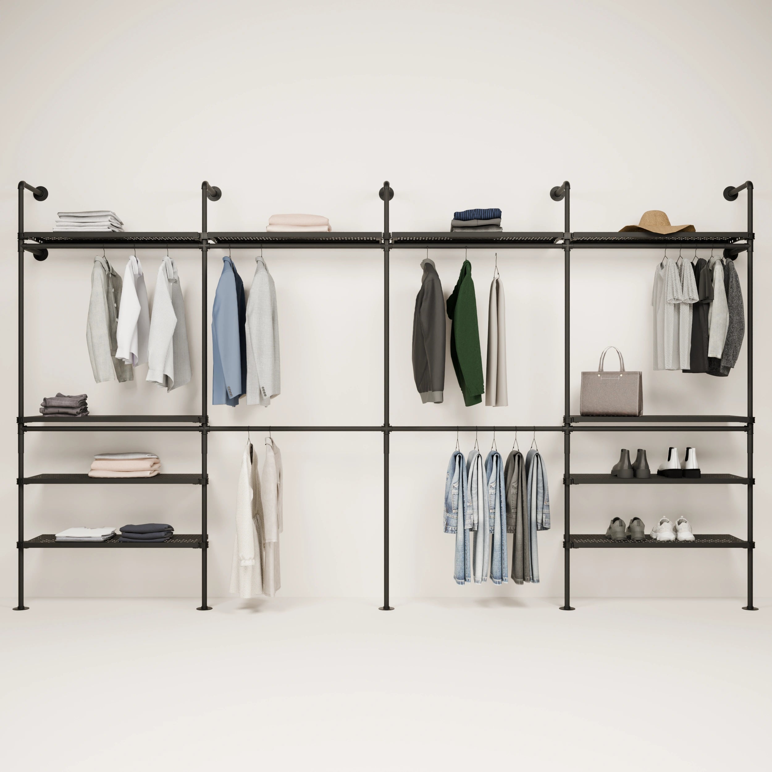 KIM DOUBLE 4 METAL – 10 shelves at the top
