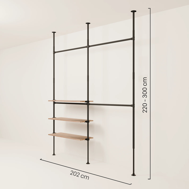 LOFT 2 OAK – 3 étagères