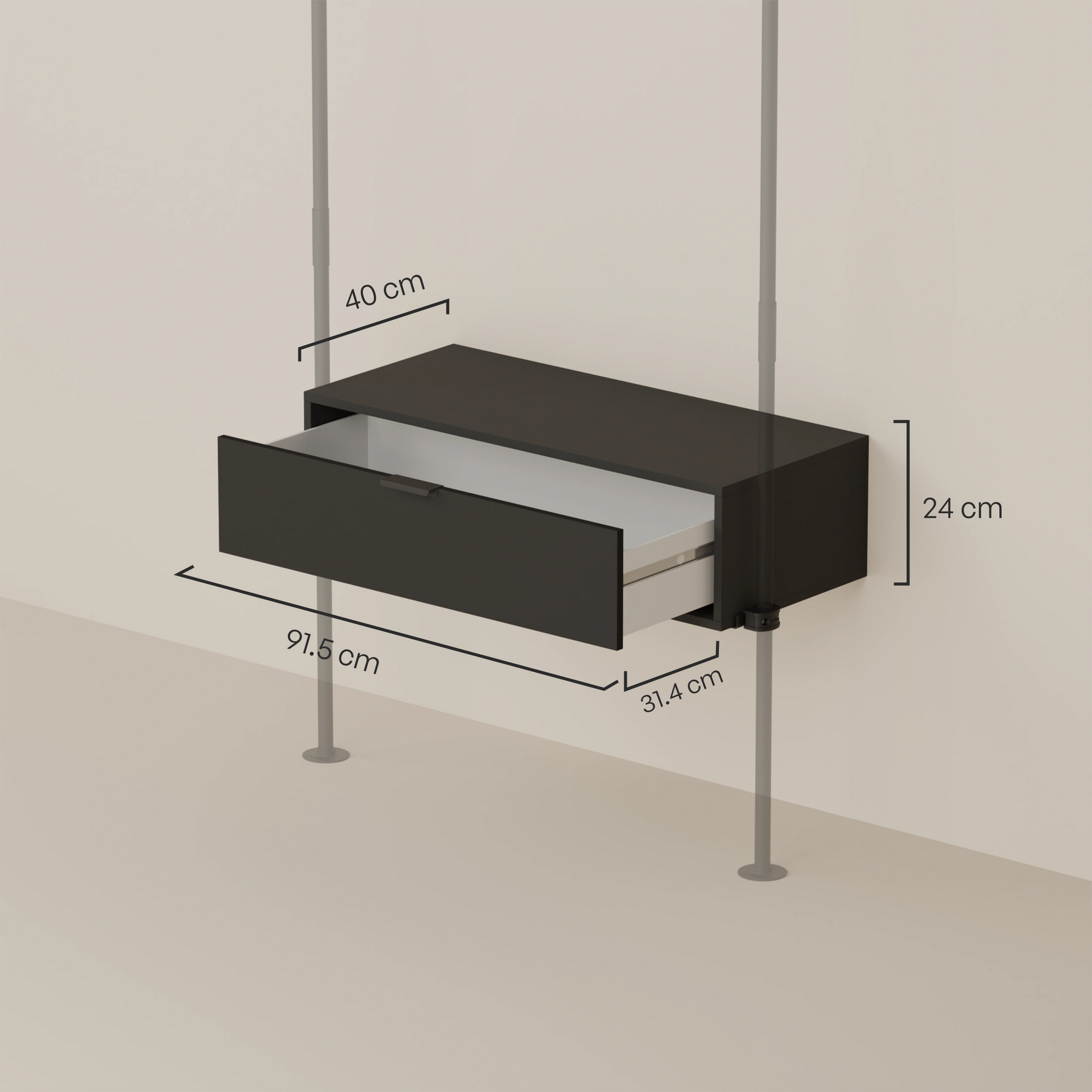 LIV 1 – Commode | 1 tiroir à accrocher