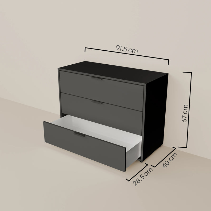 LIV 3 – Chest of drawers | 3 drawers